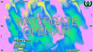 Watergate Open Air July with Frank Wah