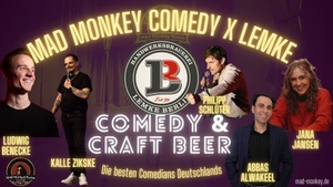 Mad Monkey x Lemke – Comedy & Craft Beer