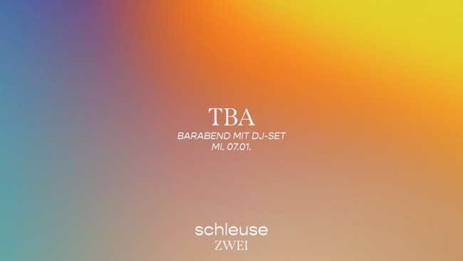 Barabend mit DJ-Set – TBA