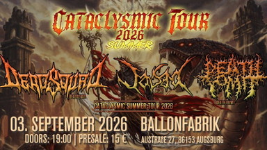 Cataclysmic Tour: Deadsquad + Jasad + Death Vomit + Gutfuck