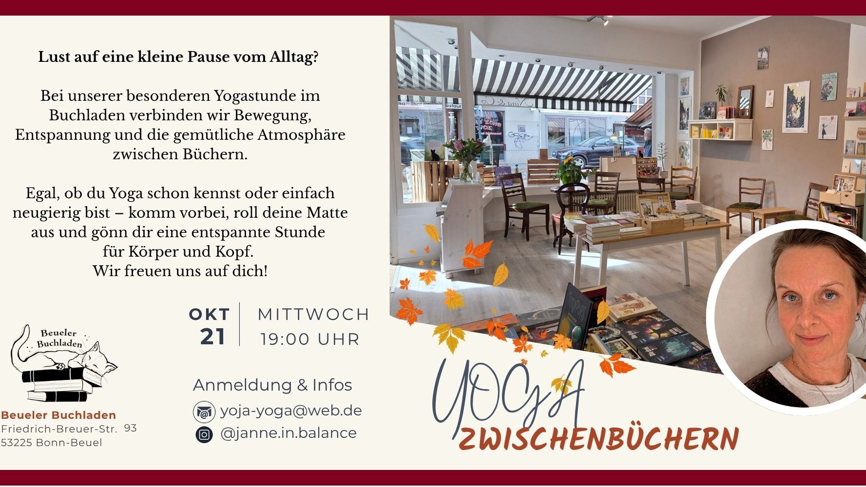 Yoga zwischen Büchern
