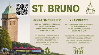 Johannisfeuer und Pfarrfest St. Bruno