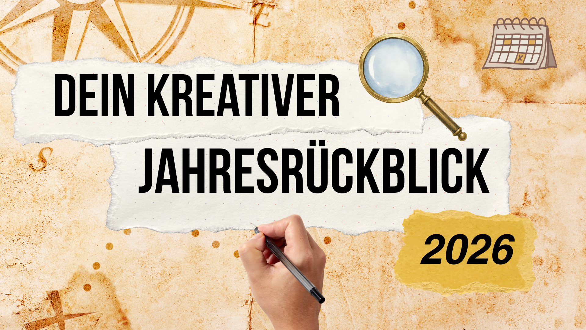Dein kreativer Jahresrückblick: Lebenslandkarte 2026