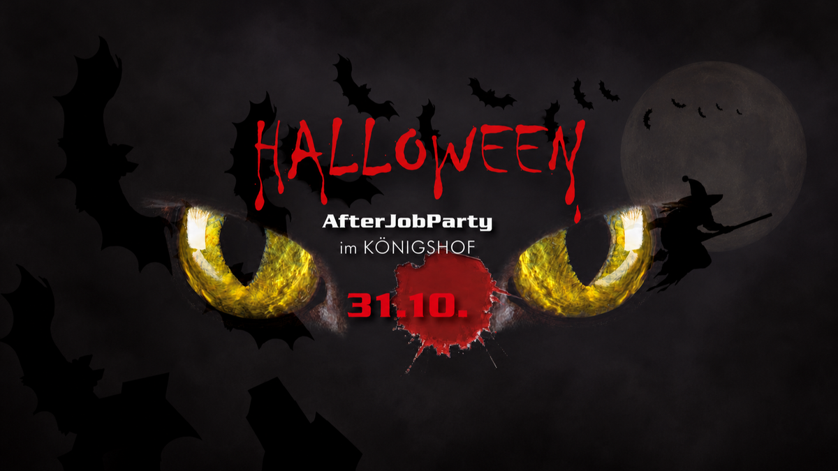 Titelbild der Veranstaltung Halloween im Königshof by AfterJobParty