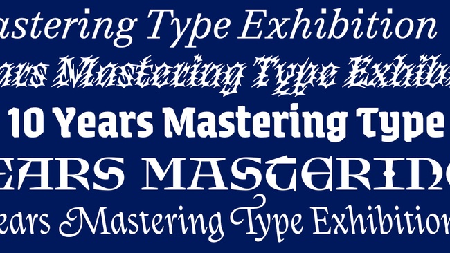 Mastering Type