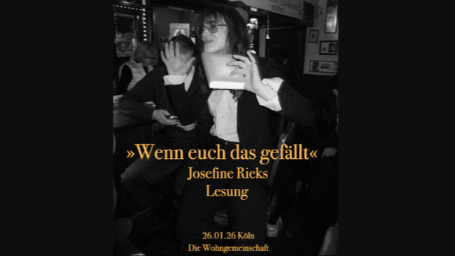 Josefine Rieks: Wenn euch das gefällt