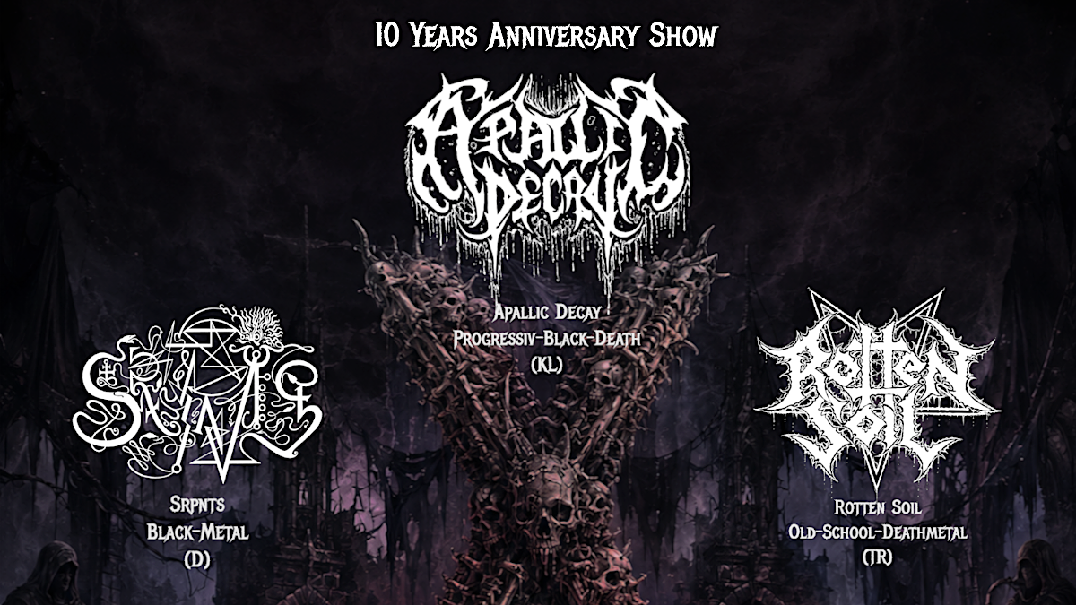 Titelbild der Veranstaltung Apallic Decay 10 Year Anniversary