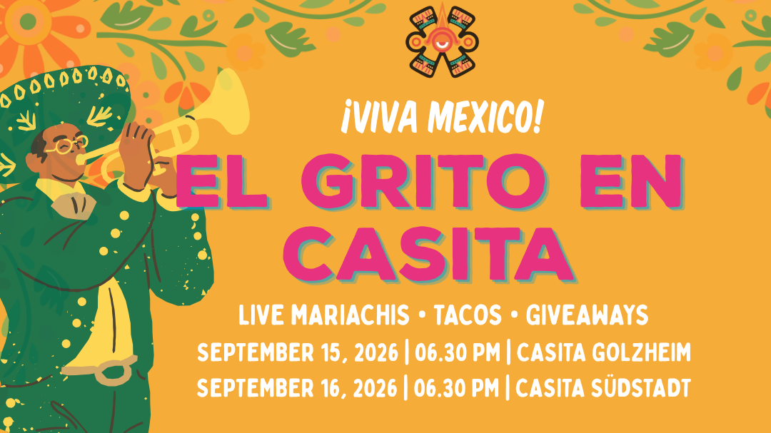EL GRITO EN CASITA! Mexico's independence party!