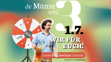 die MÜNZE wird 3 - WIR FÜR EUCH! 🫵🔥