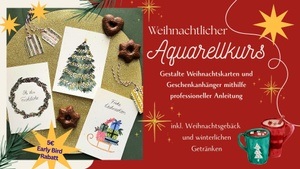 Weihnachtlicher Aquarellkurs