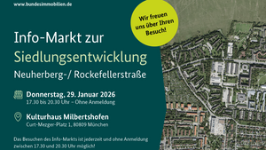 Info-Markt zur Siedlungsentwicklung Neuherberg- /Rockefellerstraße