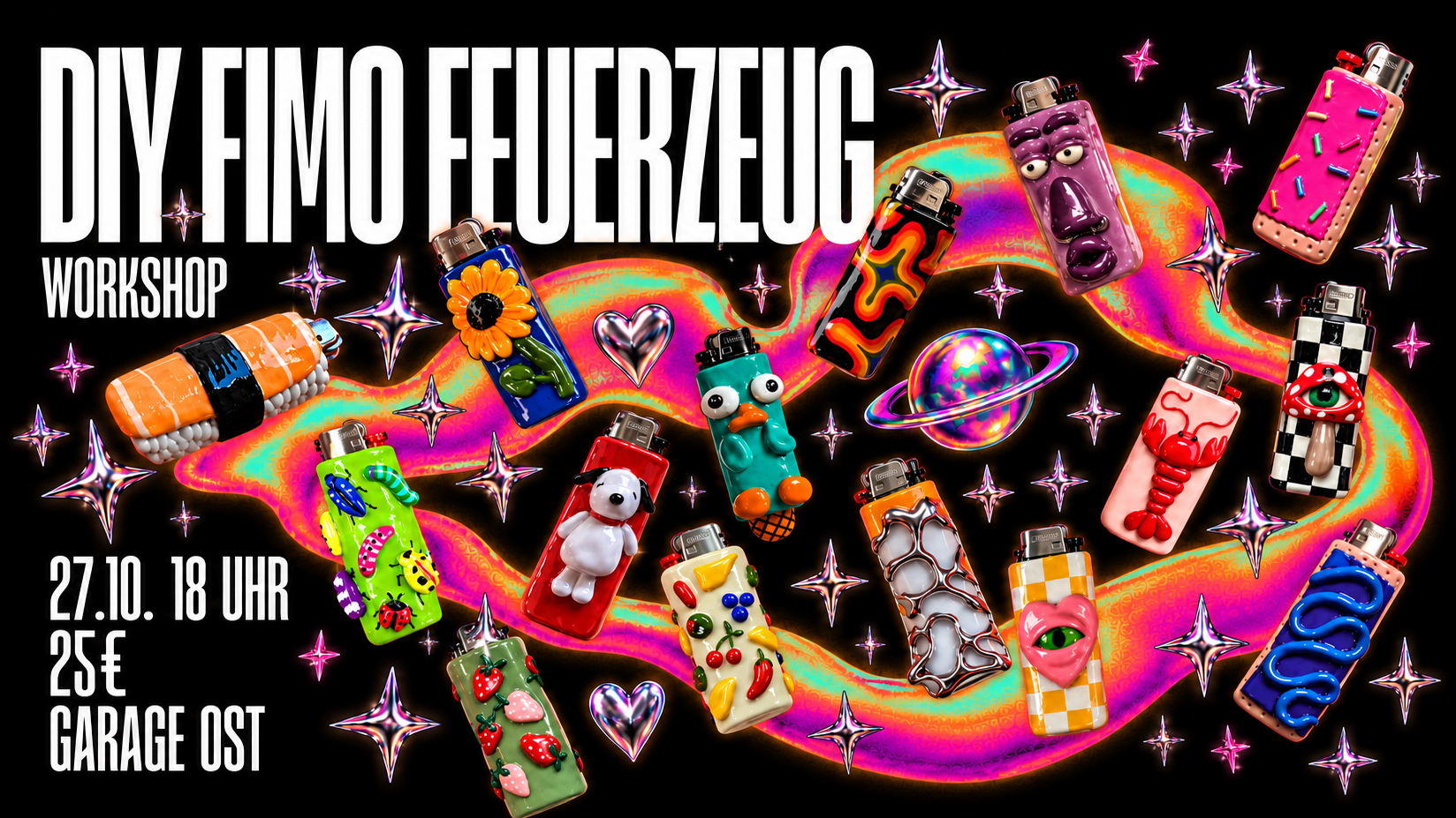 DIY FIMO FEUERZEUG WORKSHOP 🔥