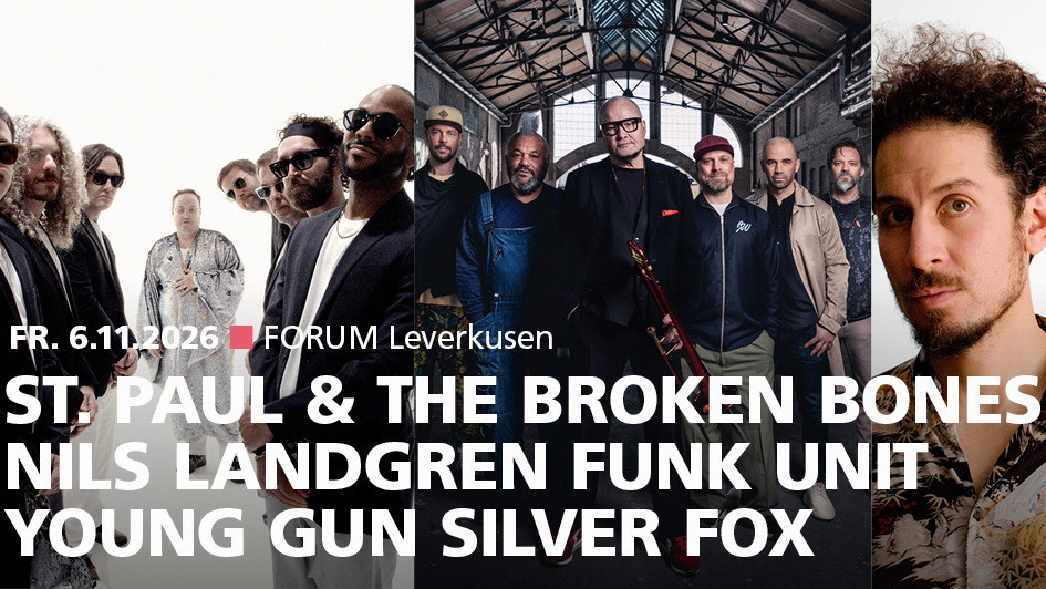 St. Paul & The Broken Bones | Young Gun Silver Fox | Nils Landgren Funk Unit