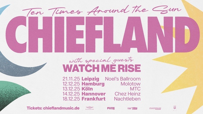 CHIEFLAND "Ten Times Around The Sun" Tour 2025