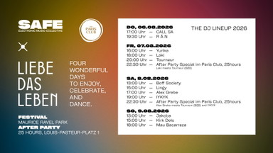 Liebe das Leben — SAFE Collective Stage