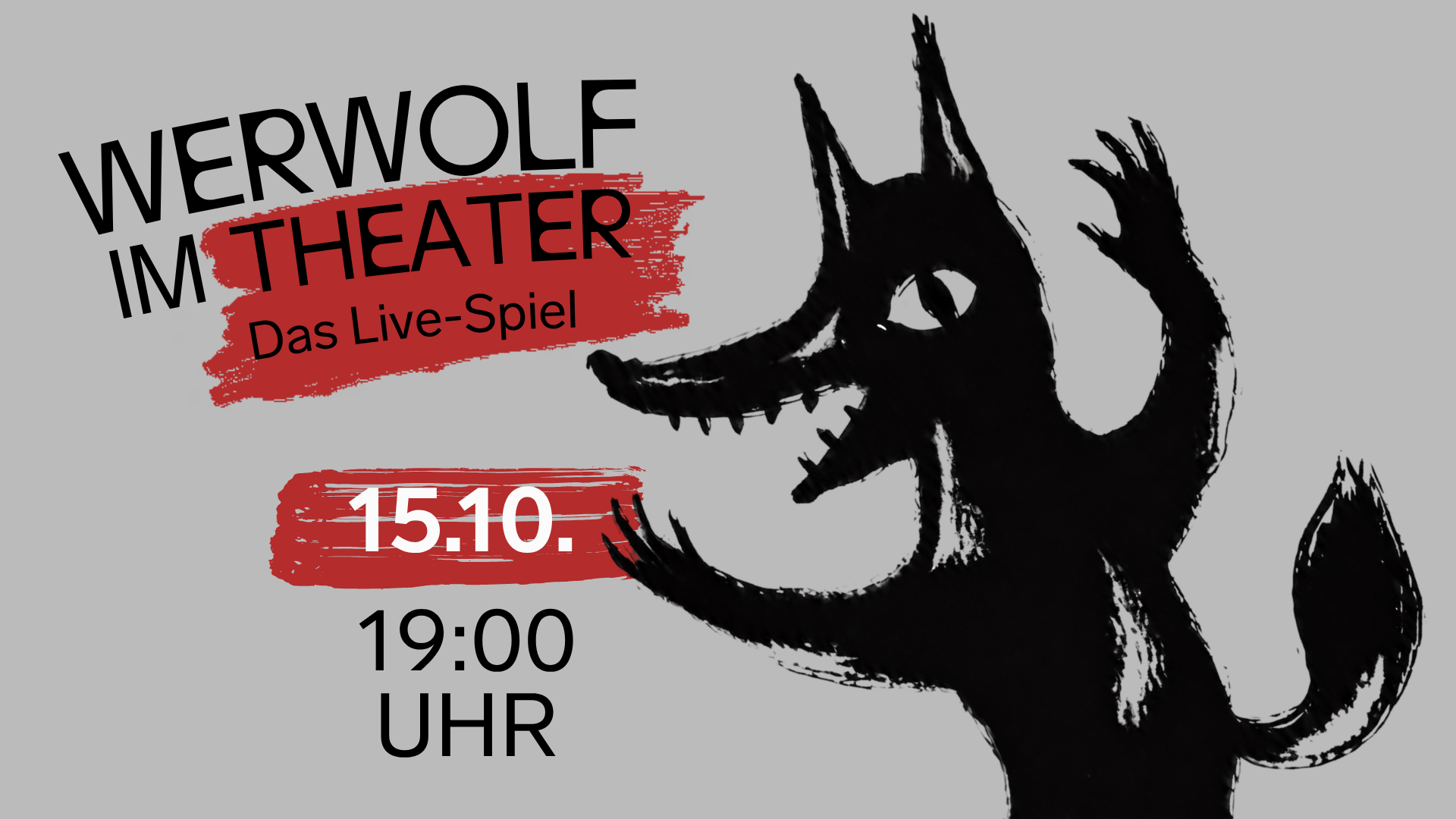 Werwolf im Theater – Das Live-Spiel in der Halle