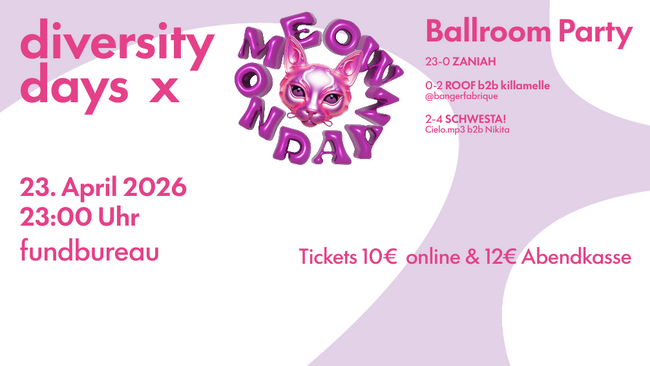 party meow mondayz x diversitydays