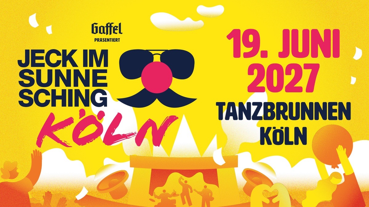 Jeck im Sunnesching 2027 - Das Festival in Köln