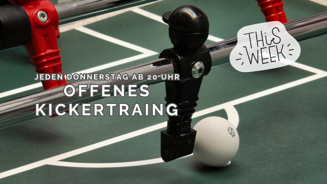 Offenes Kickertraining