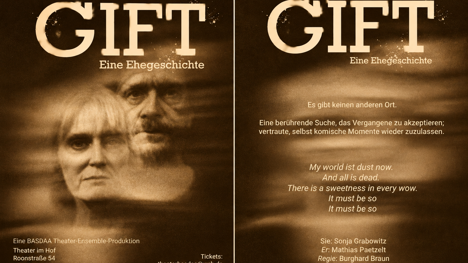 Gift, eine Ehegeschichte