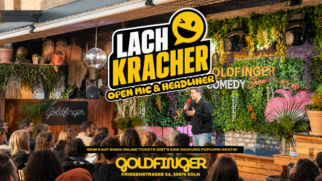 LACHKRACHER – Open Mic & Headliner im Goldfinger! 😂