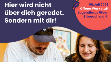 Offene Werkstatt zur Jugendbeteiligung im Jugendhaus 9teen