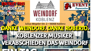 Koblenzer Musiker verabschieden das Weindorf