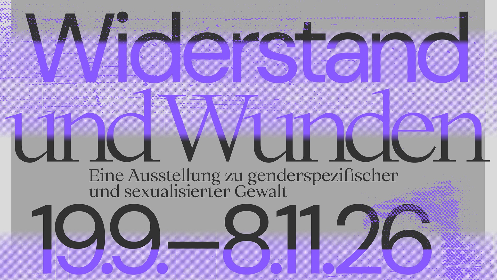 WIDERSTAND UND WUNDEN