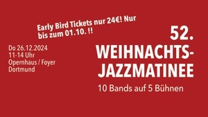 52. Weihnachtsmann-Jazzmatinee im Opernhaus