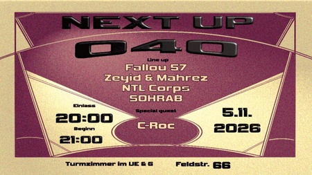Next Up 040 - Hamburgs Hip Hop Newcomer Event