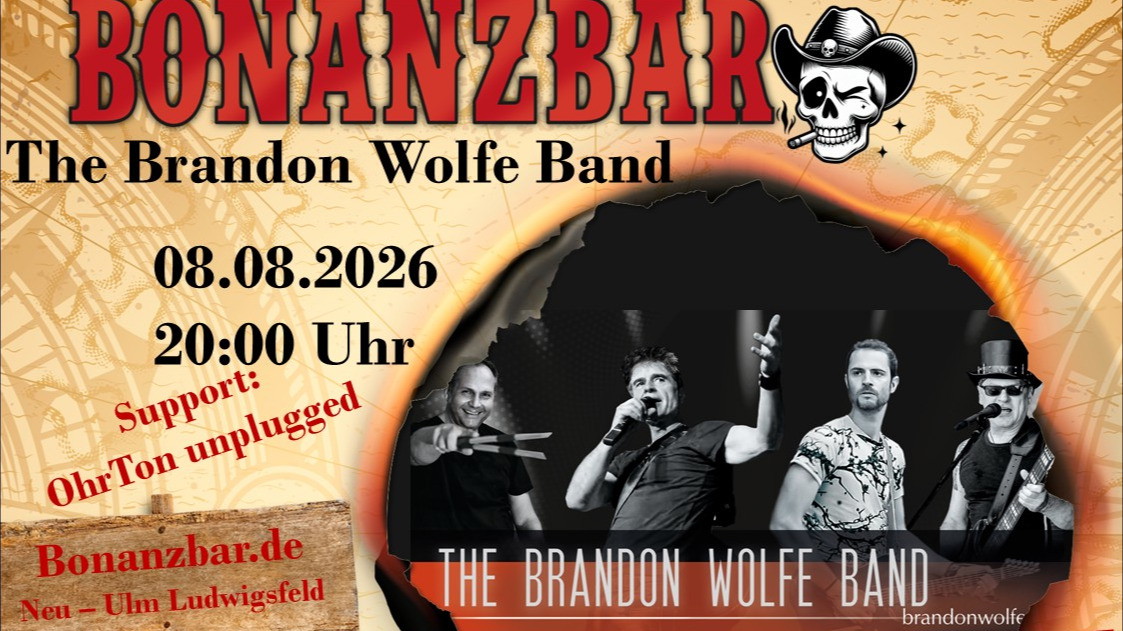 Brandon Wolfe Band in der Bonanzbar