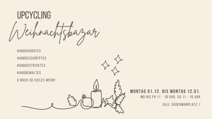 Upcycling-Weihnachtsbazar für Handgemachtes im IGLU