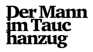 Der Mann im Tauchanzug