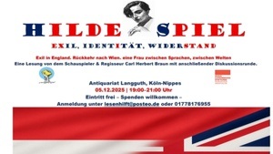 LESUNG - HILDE SPIEL - Exil, Identität und Widerstand