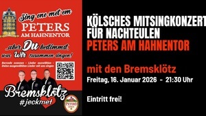 MitSingKunzät vür Naaksüüle, kostenloses Mitsingkonzert mit Bremsklötz