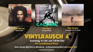 Bob Marley, The Clash und Ben Harper beim Vinylrausch 4 im Casa in Nürnberg
