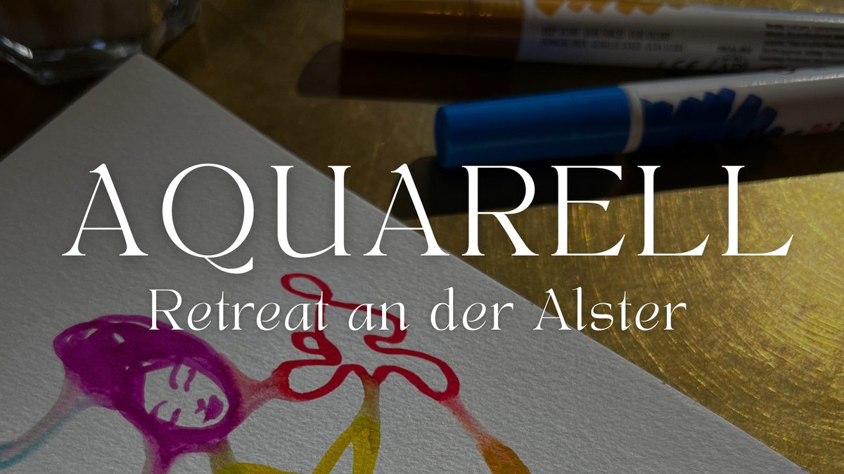 Titelbild der Veranstaltung AQUARELL RETREAT 🐚 Alster: Ocean Vibes Edition