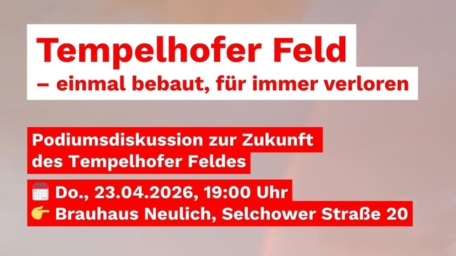 Die Linke Tempelhoferfeld Podiumsdiskussion
