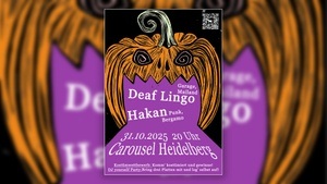Grusel Carousel mit Hakan (Punk, Bergamo) und Deaf Lingo (Garage, Mailand) und DJ Yourself Aftershow Party!