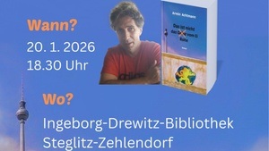 Lesung eines Romans in Steglitz