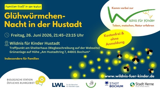 Glühwürmchen-Nacht in der Hustadt