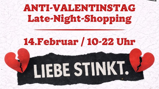 Anti-Valentinstag / Late-Night-Shopping im Gisiversum