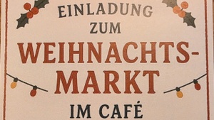 Weihnachtsmarkt im Café