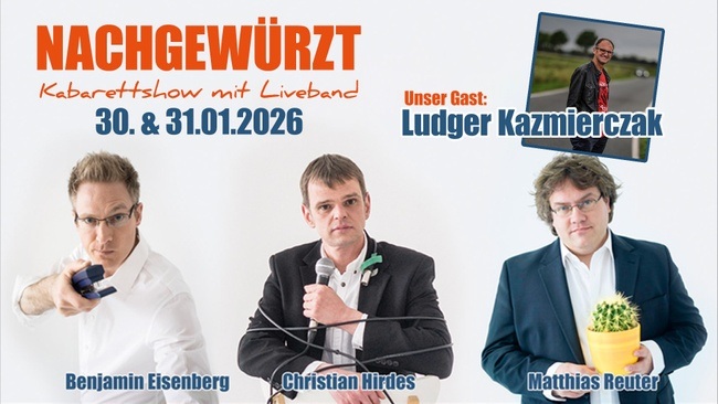 Nachgewürzt - Kabarettshow mit Liveband