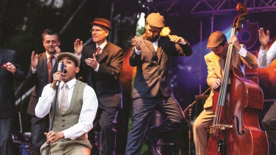 Titelbild der Veranstaltung Bun-Jon & The Big Jive | Tanz den Hof!