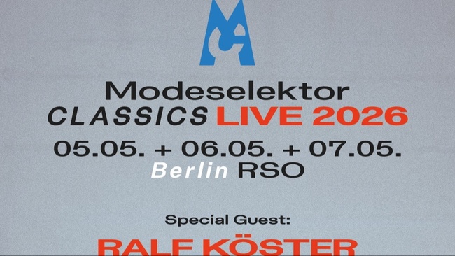 MODESELEKTOR CLASSIC LIVE 2026