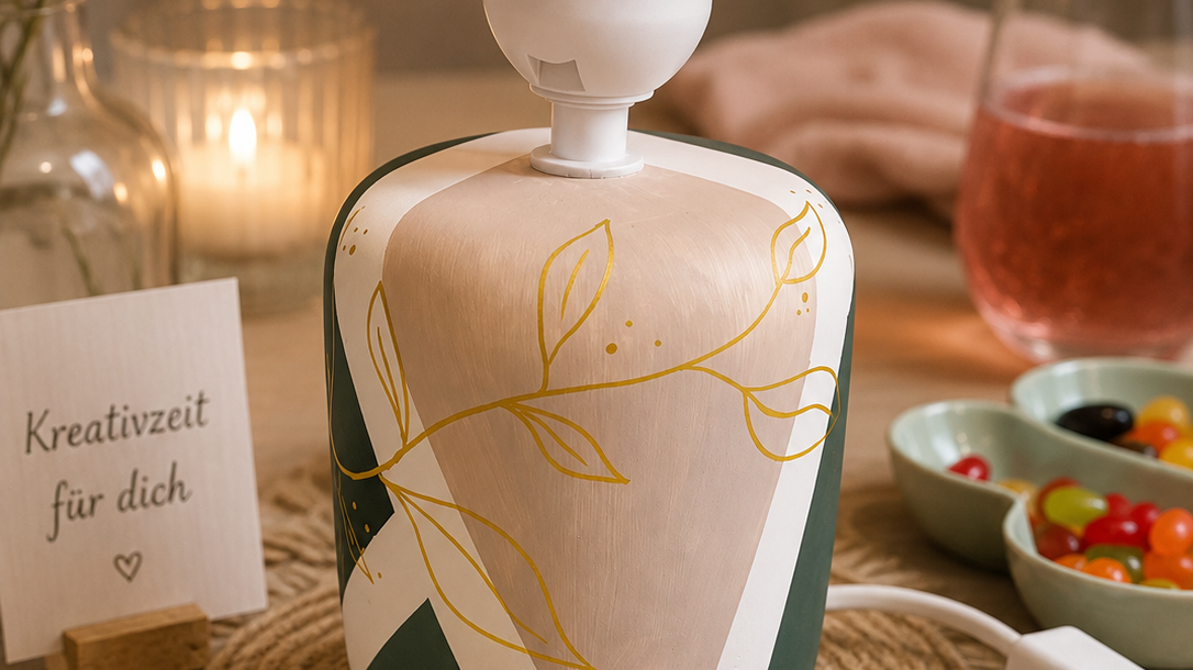 From Plain to Glow: Lampe gestalten