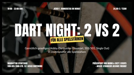 Dart Night – 2 vs 2 | Dortmund