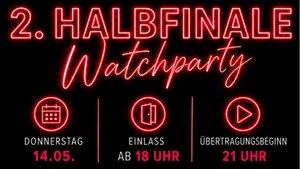 Eurovision Song Contest 2. Halbfinale Watchparty in der Iron Cocktail Lounge