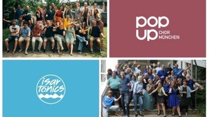 Zwei Chöre - Eine Bühne: Isartonics und PopUp Chor